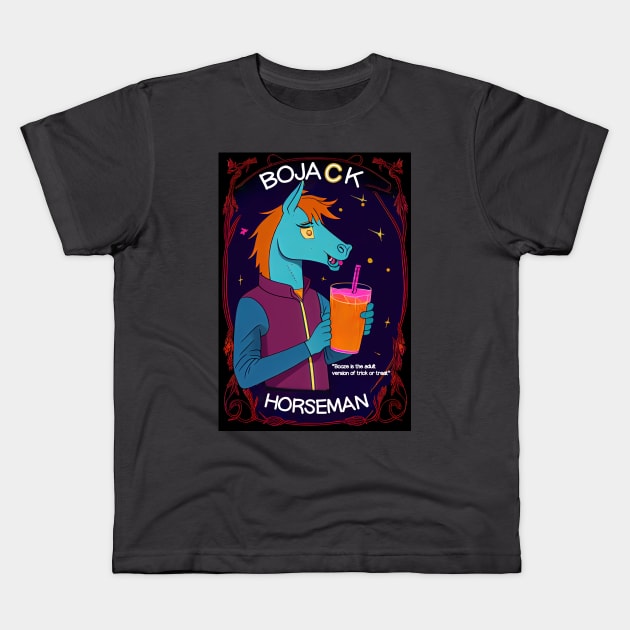 Bojack horseman Kids T-Shirt by ABART BY ALEXST 